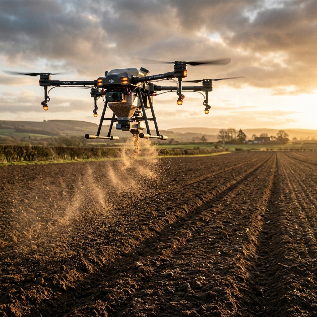Granular Spreading - Aerial Cart 30 Payload Application
